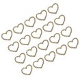 thumbnail image 4 of Conector hueco de aleación de colgantes en forma de corazón para pendiente/collar/pulsera DIY 26x33mm, 4 of 8