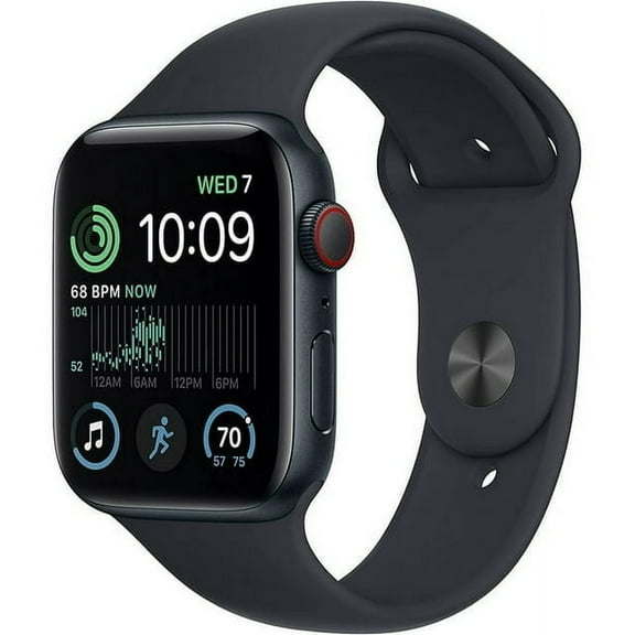 Pre-Owned Apple Watch SE (2nd Gen) - Cellular GPS - 40mm- Midnight Aluminum case with Midnight Sport Band - S/M