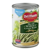 Angle View: Del Monte Blue Lake Whole Green Beans 14.5 Oz (Pack Of 6)