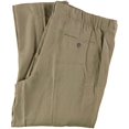 thumbnail image 2 of Tasso Elba Mens Linen Drawstring Casual Trouser Pants, Brown, Big 2X, 2 of 2
