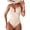 Apricot, variant on One-Piece Swimsuit for Women Tummy Control Ruched Suit Cutout U Wire Swim Suits XL