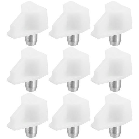 100 Pcs Wardrobe Partition Nail Bracket Storage Candies Shelf Book Pacifier Menstrual Cup White