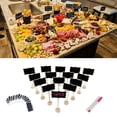 thumbnail image 6 of Mini Chalkboard Signs,15/20 Pack Framed Small Chalkboard Labels with Easel Stand,Wooden Blackboard for Table Numbers,Food Signs, Wedding Signs,Message Board,Place Cards and Event Decorations, 6 of 6