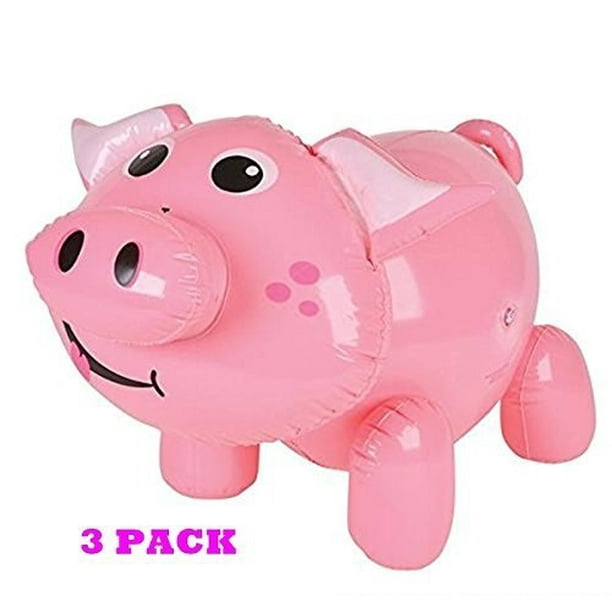 large inflatable pig