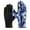 Blue, variant on Winter Cycling Gloves for Men Women, Camo Thermal Windproof Waterproof Full Finger Gloves Touch Screen Anti-Slip Road Mountain Bicycle Gloves for Driving Hiking Skiing