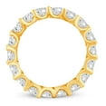 thumbnail image 2 of Pompeii 4Ct TW Lab Grown Diamond U Prong Eternity Ring Anniversary Band 14k Gold, 2 of 4