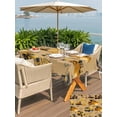 thumbnail image 6 of 60x84 Inch Outdoor Tablecloth with Umbrella Hole Zipper Rectangle Construction Truck Rectangular Tablecloths Outside Waterproof Cartoon Grips and Bulldozers Turmeric Patio Table Cover for Picnic, 6 of 8