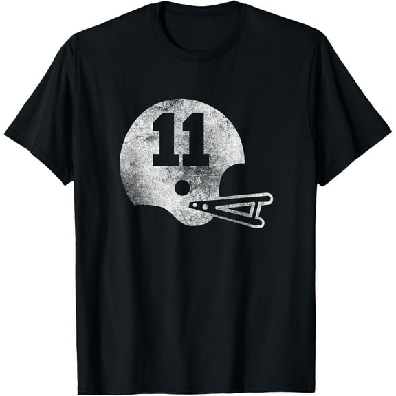 Vintage Football Jersey Number 11 T-Shirt Player Number