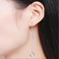 thumbnail image 2 of Pendientes Ear Line S925 Plata de ley para fiesta, 2 of 2