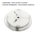 thumbnail image 4 of 1.46" Mini Indoor Outdoor Thermometer Celsius/ Fahrenheit Temperature Monitor, Silver 2 Pack, 4 of 5