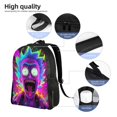 thumbnail image 6 of Rick And Morty Anime Backpack Travel Bag 3d Printing Casual Daypack Multifunctional Backpack, 6 of 8