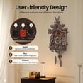 thumbnail image 5 of Cuckoo Clock for Wall,Large Vintage German Traditional Chalet Forest House Handcrafted Pendulum Quartz Clock,Grandfather Clock for Home Decor, 5 of 13