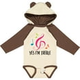 thumbnail image 3 of Inktastic Choir or Marching Band Treble Music Girls Long Sleeve Baby Bodysuit, 3 of 5