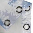 thumbnail image 4 of Ambesonne Floral Grommet Curtain, Chamomile Petal Pastel Bloom, 50"x60", Pale Ceil Blue and White, 4 of 5