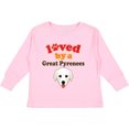 thumbnail image 3 of Inktastic Great Pyrenees Dog Gift Boys or Girls Long Sleeve Toddler T-Shirt, 3 of 5