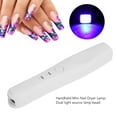 thumbnail image 3 of Mini  LED Nail Lamp With 2 Timers, Fast Drying Gel Polish Curing Light, Portable USB Rechargeable, ABS Material, For Nail Art, 3 of 8