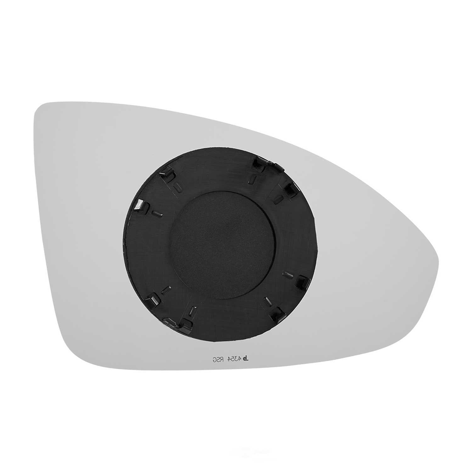 Burco Side View Mirror Replacement Glass with Motor Mount Plate - Clear Glass - 4354RSG
