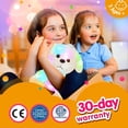 thumbnail image 3 of Light Up Stuffed Bunny Plush LED Musical Bear Dog Stuffed Animal Singing Toy Night Light Rabbit Easter Valentines Day Gift, 3 of 6