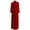 Red, variant on White Robes for Women Long Lace Sleeve Satin Bath Robe Elegant Bridal Nightgown Soft Homewear Sleepwear