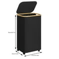 thumbnail image 2 of A Laundry Set With Wheels And Lid And Handle Suitable For Large Laundry Sets In Bedrooms Bathrooms Dormitories And Laundry Rooms Wicker Laundry with Handles Laundry Stairs Laundry Sorter Cart Laundry, 2 of 3