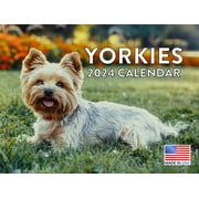 Yorkie Dog Breed 2024 Wall Calendar Yorkie 2024 Calendar