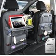 thumbnail image 2 of Car Seat Back Storage Organizer Bag Multifunction Small Table Storage Stowing Tidying Pocket Universal Leather Car Hanging Bag, 2 of 5