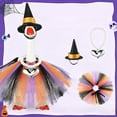 thumbnail image 6 of Fall White Goose Ornament with Witch Hat and Necklace, 7 Inch Tabletop Goose Accessory, Halloween Seasonal Lawn Decoration, Cute Autumn Goose Display for Garden, Patio and Desk Decor, HAODEJW, 6 of 7
