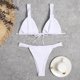 thumbnail image 5 of Bikini sexy de color sólido con cintura dividida para mujer a la moda Fridja nalpqowj57922, 5 of 5