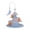 Blue, variant on QIUXUJ-Cat Three-Layer Cat Turntable Toy, Multi-Layer Track Ball Cat Toy, Cat Self Fun Puzzle Toy Turntable, Natural Feather Cat Stick, Thick Material Bottom, Anti Move (Pink)