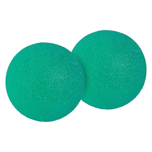 Pelotas de ejercicio para las manos Uxcell, pelotas de estrés para apretar para adultos, equipo de fortalecimiento de agarre, verde