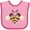 Pink and Fuchsia, variant on Inktastic Valentine's Day Bumble Bees Boys Baby Bib