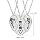 thumbnail image 3 of Set de 3 collares para hija: hermana mayor, hermana pequeña y madre. Joyas de regalo. Collar con corazón. Joyas de regalo., 3 of 3