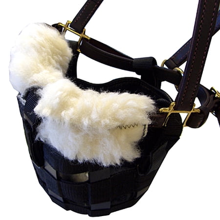 NOSEBAND STANDARD BEST FRIEND MUZZLE 1 PC FLEECE NATURAL