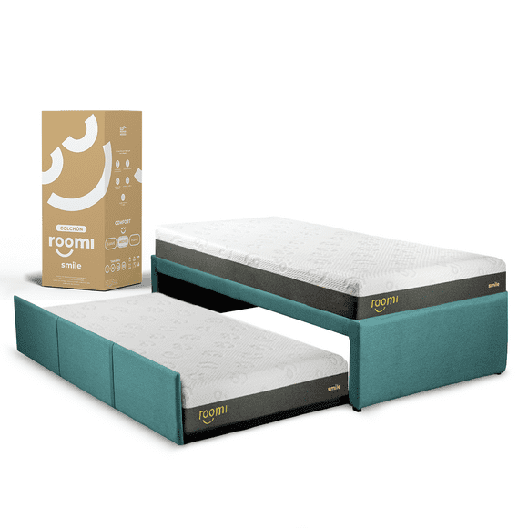 Colchón Individual ROOMI Smile 2 Pack Azul