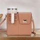 thumbnail image 1 of Bolsa Crossbody Bold de portabotella de las mujeres Bolsa de almacenamiento de tope de gran capacidad (beige), 1 of 9