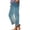 Sky Blue, variant on YUANGUANST Women's Wide Leg Pants Summer Linen Pants For Women Wide Leg Boho Pants Loose Palazzo Pants Floral Pants With And Pockets Business Work Casual Pants