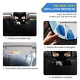 thumbnail image 5 of Iauyy Foldable Windshield Sun Shade for Cars, Interior Sun Protection for car UV Protection for Sedan/SUV/Truck, (S/M/L) Watercolor Triangular Composition, 5 of 8