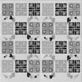 thumbnail image 1 of Ahgly Company Machine Washable Indoor Square Transitional Sonic Silver Gray Area Rugs, 4' Square, 1 of 7