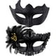 thumbnail image 1 of Conjunto de máscaras de disfraces de pareja Máscara de fiesta Máscara de disfraz de Halloween de plástico Máscara de Mardi Gras para mujeres y hombres, 1 of 5