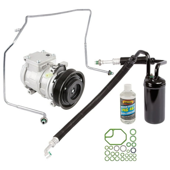 AC Compressor & A/C Repair Kit For Jeep Grand Cherokee ZJ 4.0L 6-Cylinder 1993 1994 1995 1996 1997 1998 - BuyAutoParts