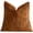 B, variant on Embroidered Pumpkin Pillow Cover 18X18 Inch Linen Square Cushion for Sofa Decor Autumn Motif with Elegant Stitching