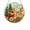 B, variant on Acrylic Sun Catcher Puzzle Hanging Decor Round Wall Art for Home Window Display with Beach and Palm Tree Design Chain Included