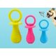thumbnail image 2 of piezas de linda botella de leche de goma chirriante con forma de piruleta para perro, juguete masticable para molares, artículos duraderos para perros, juguetes para masticar, 2 of 3