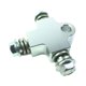thumbnail image 1 of Conector de 3 vías para manguera de aceite de freno, kit de conversión de disco doble delantero, adaptador universal para manguera de freno triple de Plata, 1 of 8