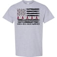 thumbnail image 3 of Inktastic Head and Neck Cancer Awareness Flag and Ribbon T-Shirt, 3 of 5