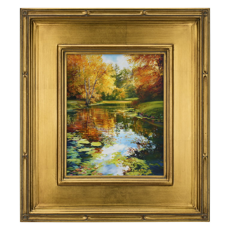 Museum Gold Wood Picture Frame 8x10