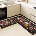 thumbnail image 5 of Kitchen Rugs Sets of 3 Non Slip Washable Kitchen Mats for Floor, Waterproof Kitchen Runner Rug, Floor Mat Carpet for Entryway, Laundry, Sink, Hallway, Bathroom, 5 of 12