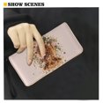 thumbnail image 6 of Renewold Women Wallet with Wrist Strap Zipper Closure Faux Leather Mini Wristlet Coin Bag Purse Handbag for Travel Shopping, Retro Highland Cow Floral Pink, 6 of 7