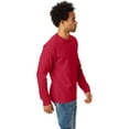 thumbnail image 3 of Hanes Men's and Big Men's Authentic Long Sleeve Tee, up to Size 3XL, 3 of 3
