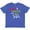 Vintage Royal Blue, variant on Inktastic Santa is Promoting Me to Big Sister Youth T-Shirt